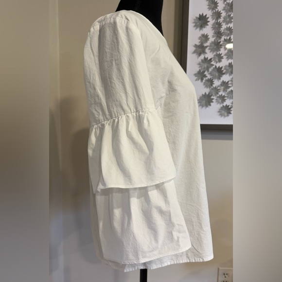 J Crew Mercantile 3/4 Sleeve Top - Picture 2 of 6